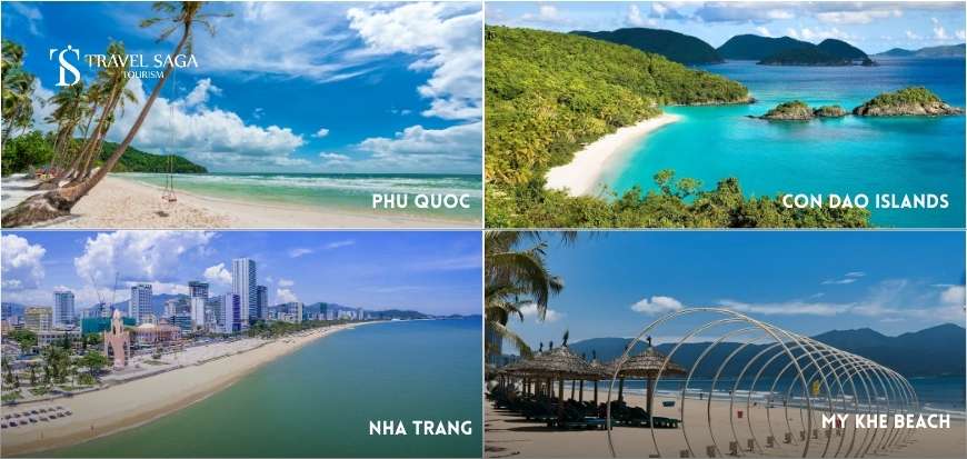 Phu Quoc , Con Dao islands , Nha Trang & My khe Beach