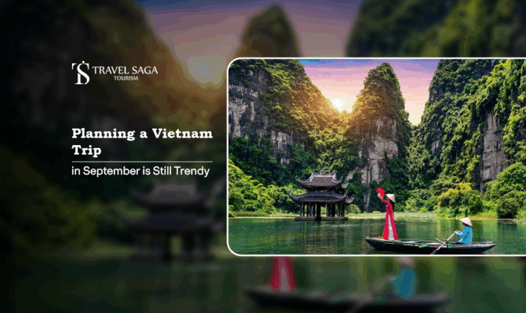 Vietnam trip in September, September Vietnam weather Blog Banner by Travel Saga Tourism