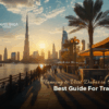 Dubai in October | places to visit in Dubai in October Blog Banner by Travel Saga Tourism