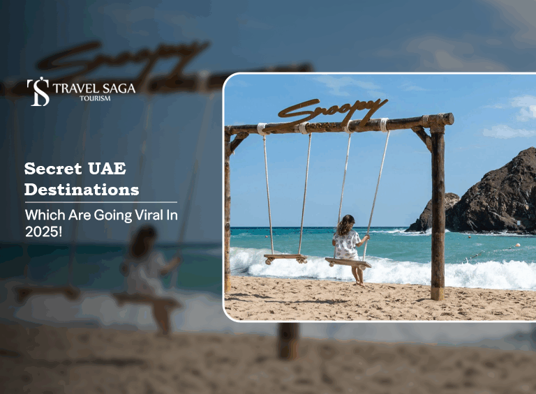 Secret UAE destinations | Dubai hidden attractions Blog Banner by Travel Saga Tourism