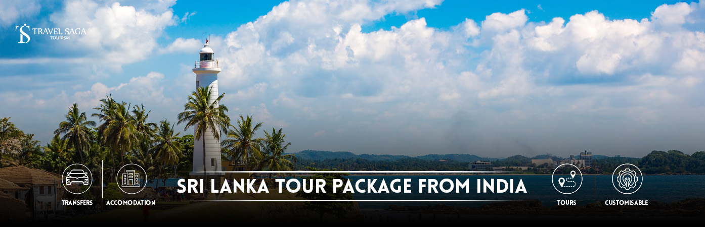 Sri Lanka Tour Package from India | Sri Lanka trip cost from India BT Banner By Travel Saga Tourism