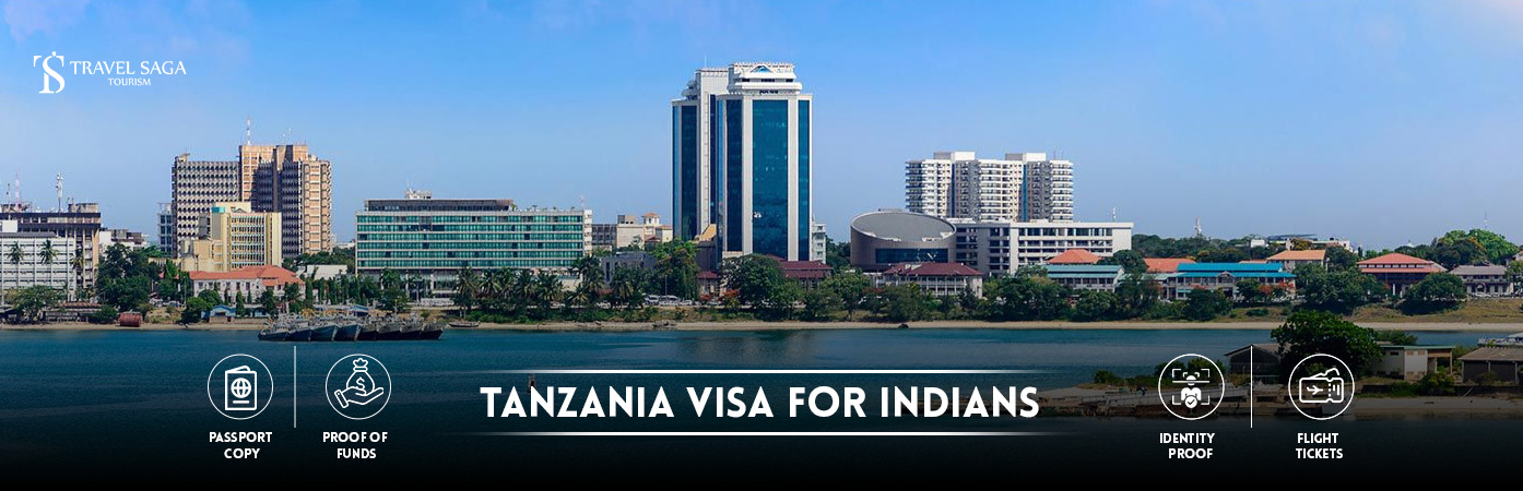Tanzania visa for Indians | Tanzania e visa for Indians BT Banner By Travel Saga Tourism