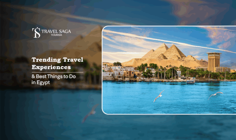 things to do in Egypt, Egypt tourist attractions Blog Banner by Travel Saga Tourism