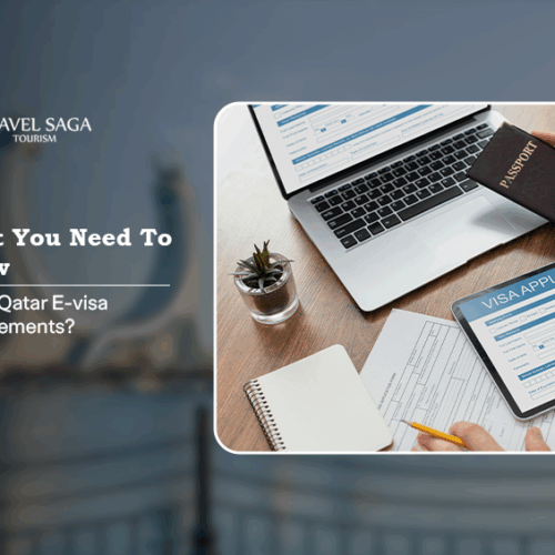 Qatar e-visa requirements, apply Qatar e-visa online Blog Banner by Travel Saga Tourism