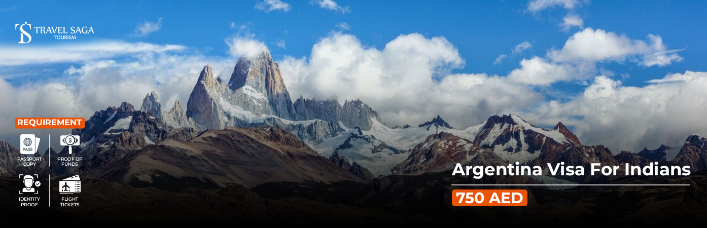 Argentina Visa For Indians BT Banner by Travel Saga Tourism