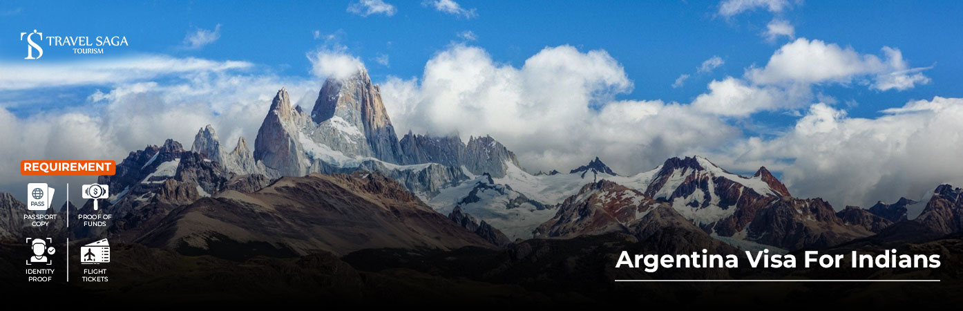 Argentina Visa For Indians BT Banner by Travel Saga Tourism