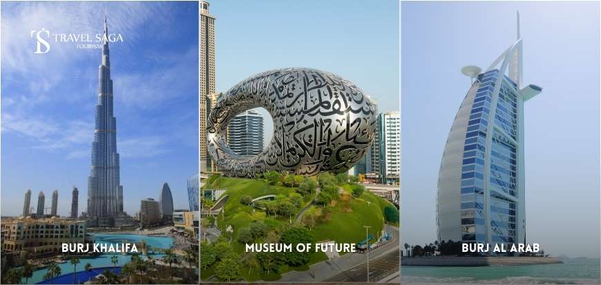 Burj Khalifa, museum of future, Burj Al Arab
