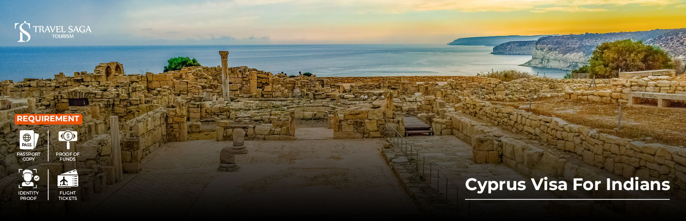 Cyprus Visa For Indians BT Banner by Travel Saga Tourism