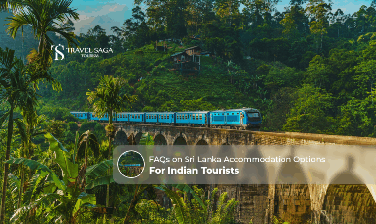 Sri Lanka accommodation, Sri Lanka stays for Indian tourists Blog Banner by Travel Saga Tourism
