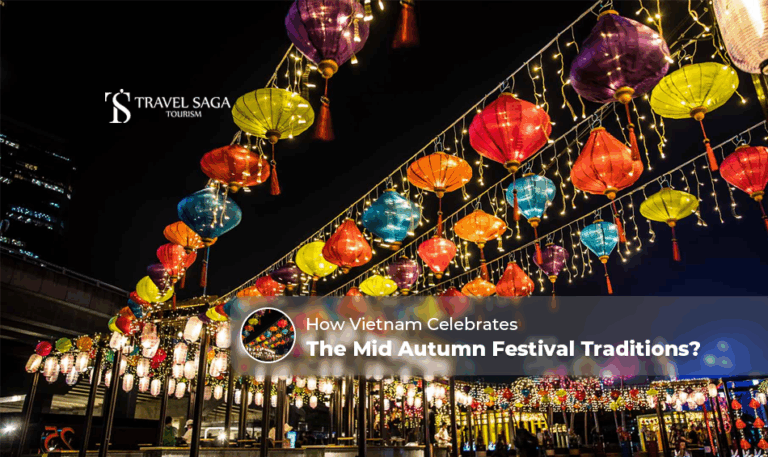 Vietnam Mid Autumn Festival traditions, Vietnam moon cake traditions Blog Banner by Travel Saga Tourism