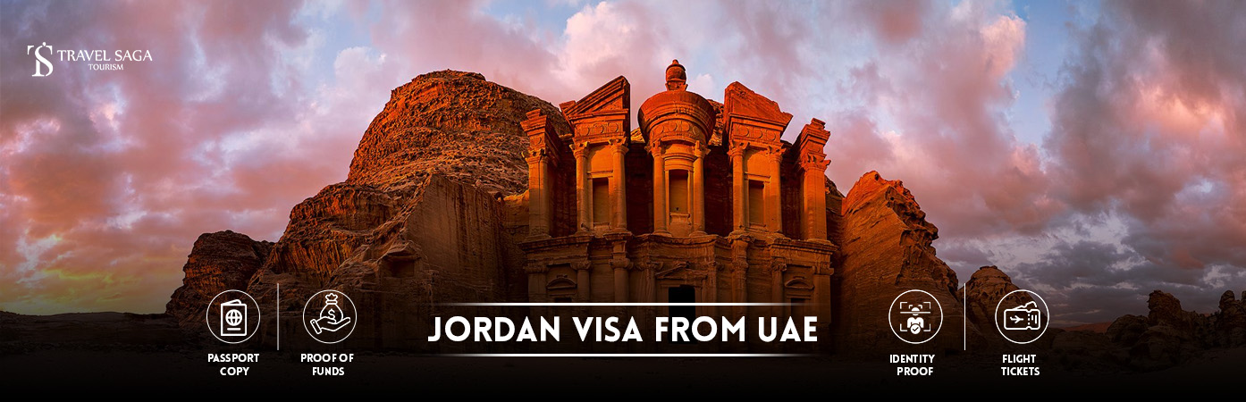 Jordan Visa from UAE | Jordan Visa For UAE Residents BT Banner By Travel Saga Tourism