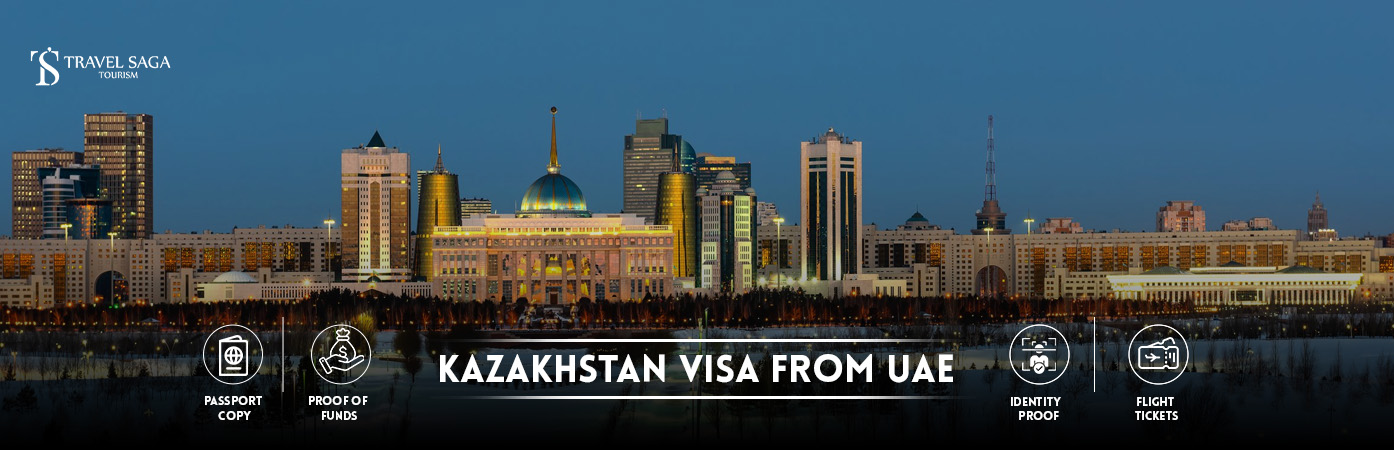Kazakhstan Visa from UAE | Kazakhstan Visa Requirements BT Banner By Travel Saga Tourism