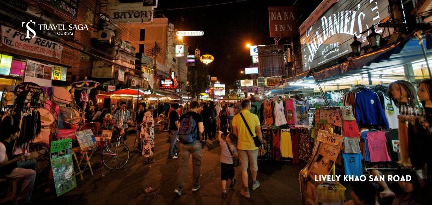 Lively Khao San Road For Nightlife