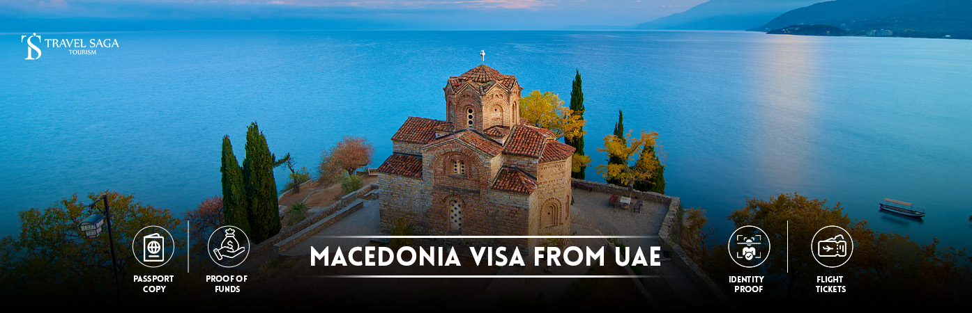 Macedonia Visa from UAE | Macedonia Visa Application BT Banner By Travel Saga Tourism