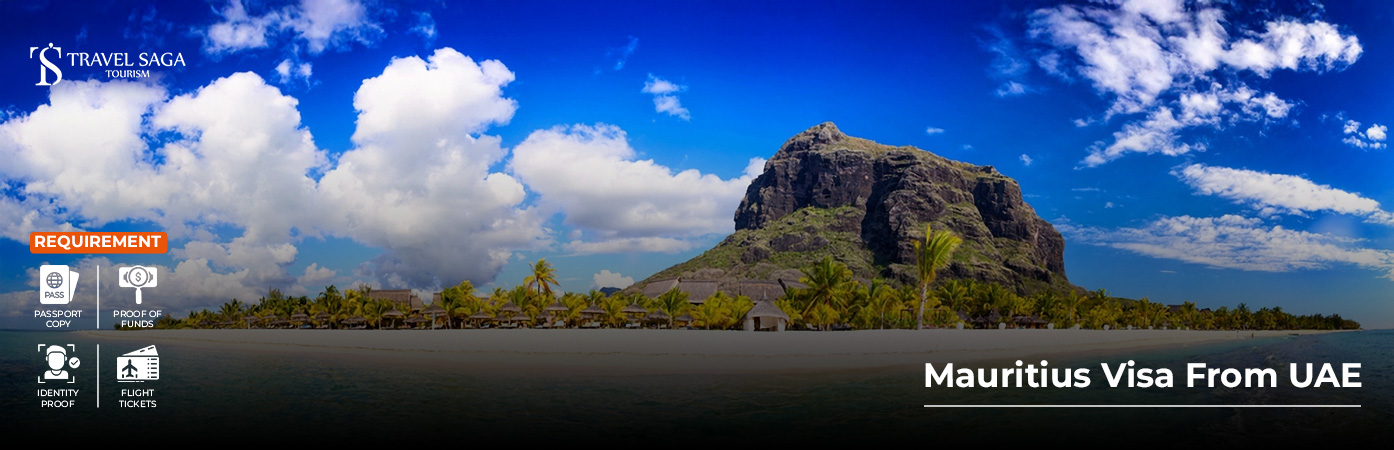 Mauritius Visa From UAE BT Banner by Travel Saga Tourism