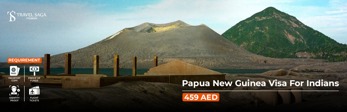 Papua New Guinea Visa For Indians BT Banner by Travel Saga Tourism
