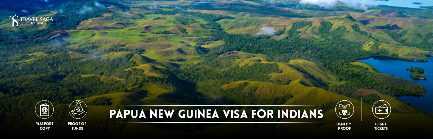 Papua New Guinea Visa For Indians | Papua New Guinea Visa From India BT Banner by Travel Saga Tourism