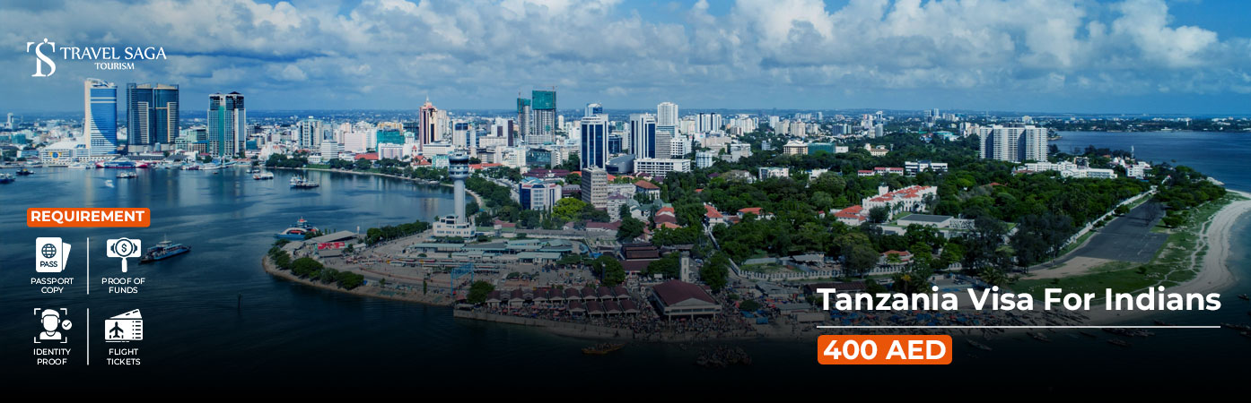 Tanzania Visa For Indians BT Banner by Travel Saga Tourism