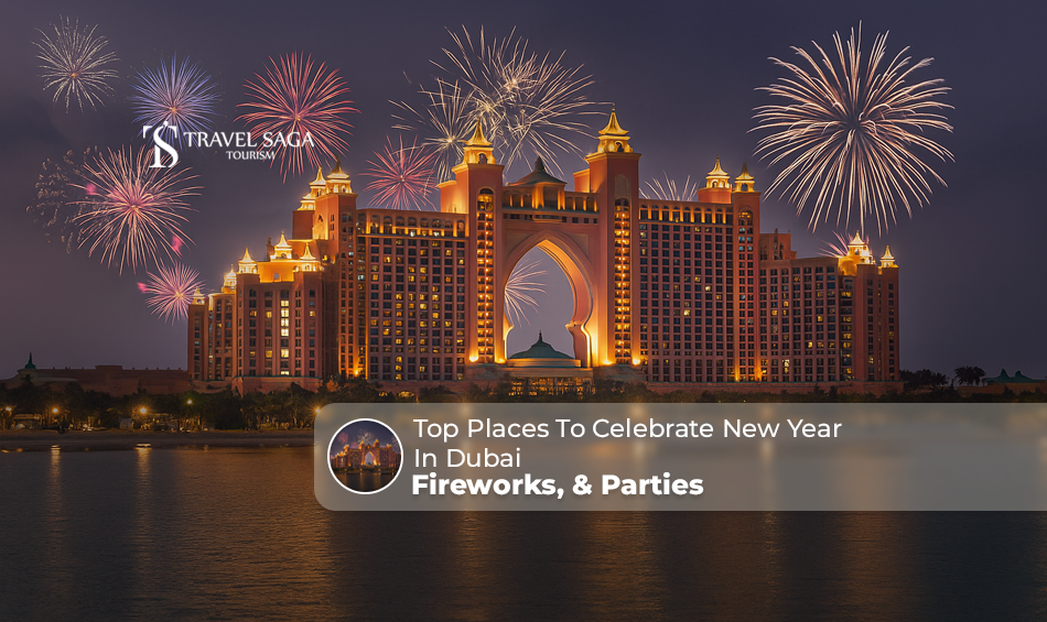 Dubai New Year Party Blog Banner by Travel Saga Tourism