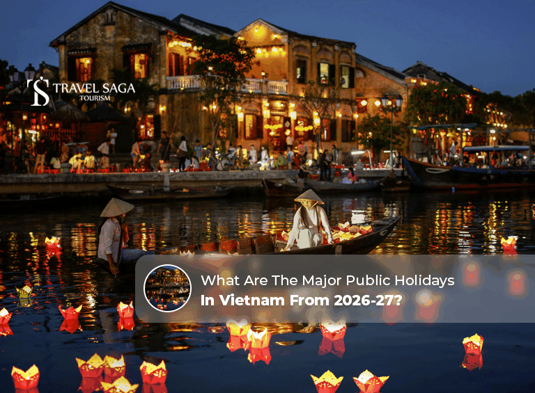 Public Holidays in Vietnam, upcoming holidays in Vietnam Blog Banner by Travel Saga Tourism