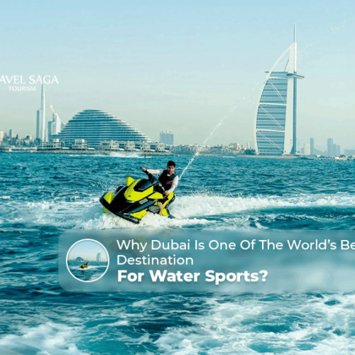 best destination for water sports | water sports in Dubai Blog Banner by Travel Saga Tourism