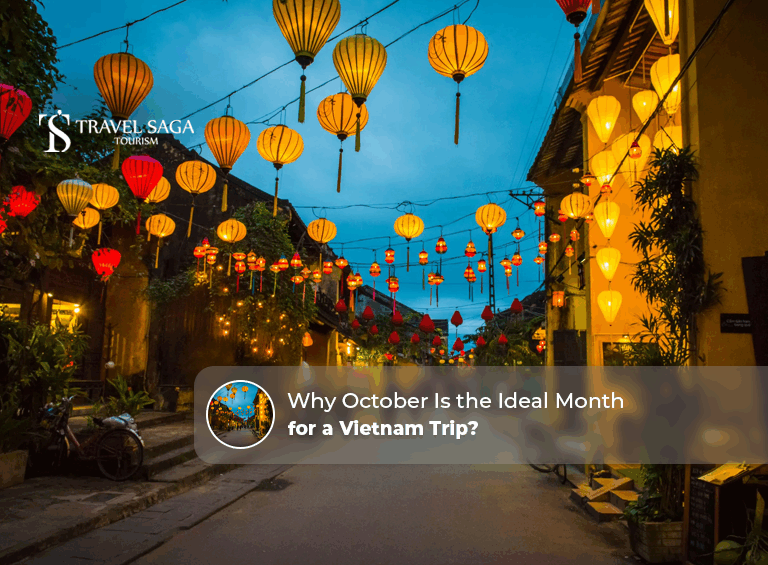 Vietnam in October, Best time to visit Vietnam Blog Banner by Travel Saga Tourism