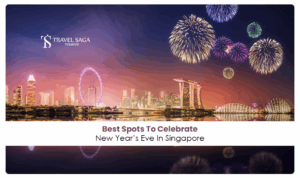New Year’s Eve Singapore | Singapore New Year fireworks Blog Banner by Travel Saga Tourism