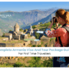 Armenia visa guide | Armenia visa for Indians Blog Banner By Travel Saga Tourism
