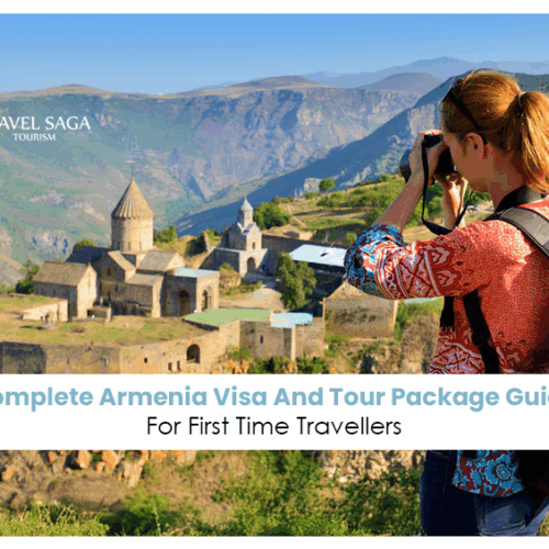 Armenia visa guide | Armenia visa for Indians Blog Banner By Travel Saga Tourism