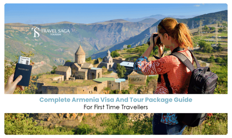 Armenia visa guide | Armenia visa for Indians Blog Banner By Travel Saga Tourism