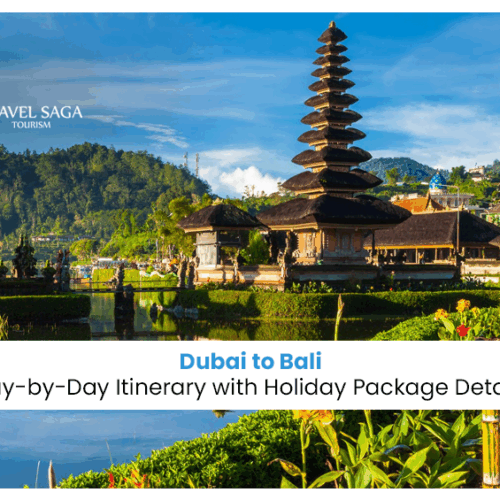 Dubai to Bali holiday package | Dubai to Bali itinerary Blog Banner by Travel Saga Tourism