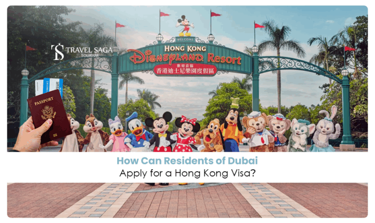 Hong Kong visa from Dubai | Hong Kong visa for UAE residents Blog Banner by Travel Saga Tourism