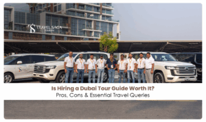 Dubai tour guide | hire a tour guide in Dubai Blog Banner by Travel Saga Tourism