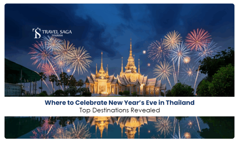 New Year’s Eve in Thailand | Celebrate New Year in Thailand Blog Banner by Travel Saga Tourism
