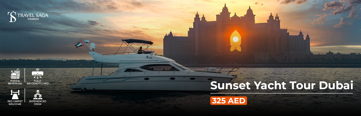 Book sunset yacht tour dubai skyline sunset experience