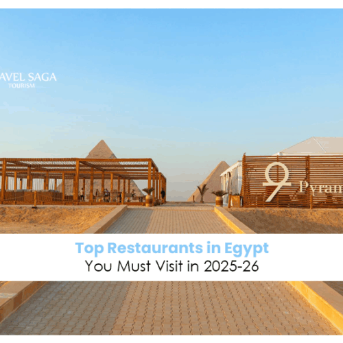 best restaurants in Egypt | top restaurants Cairo Blog Banner by Travel Saga Tourism