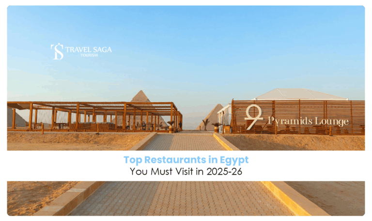 best restaurants in Egypt | top restaurants Cairo Blog Banner by Travel Saga Tourism
