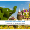 Dubai in December | Places to Visit in December in Dubai Blog Banner by Travel Saga Tourism