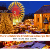 Celebrate Christmas in Georgia | Georgia Christmas events Blog Banner by Travel Saga Tourism