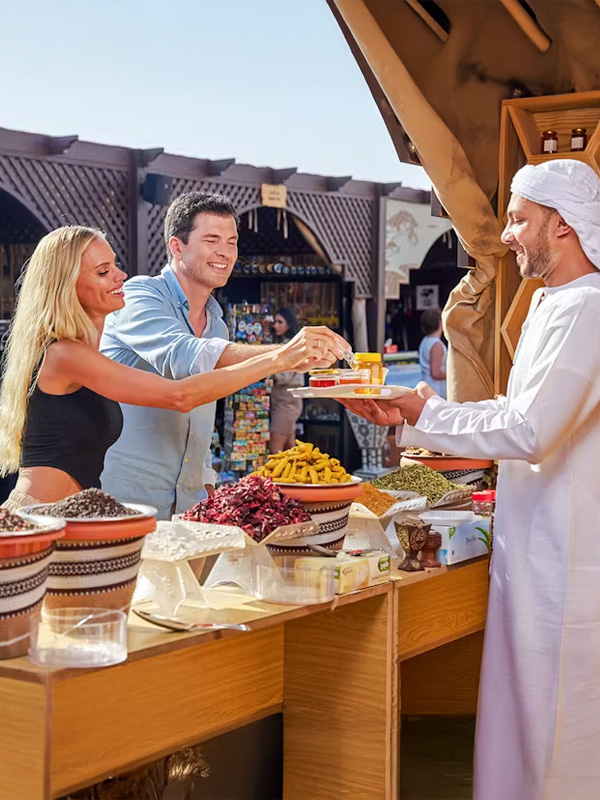 food with desert safari Dubai