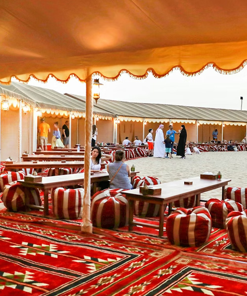 camp with Overnight Desert Safari