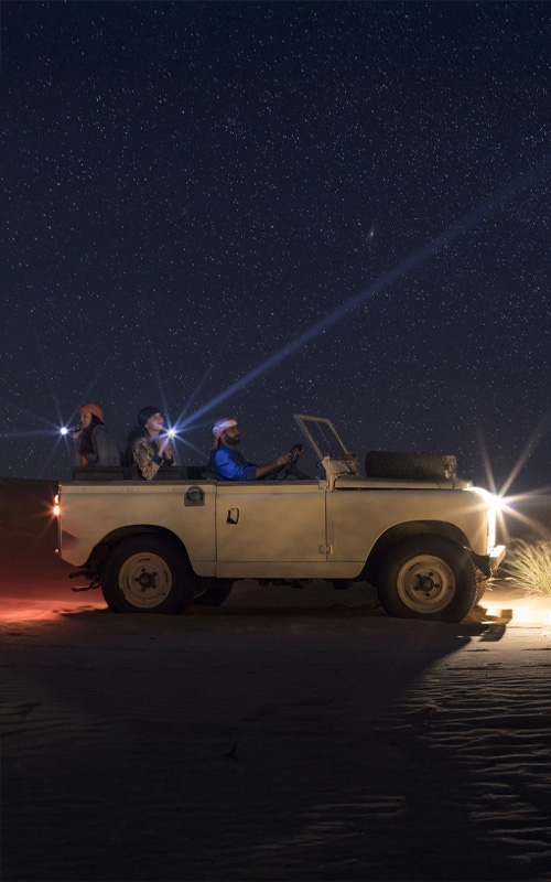 night astronomy session with Luxury Heritage Safari Dubai
