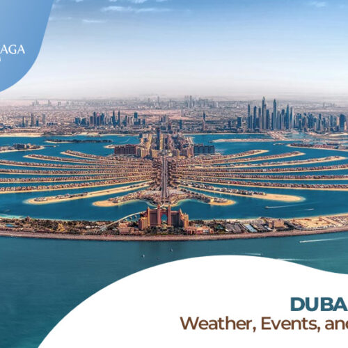 Dubai in April Blog Banner by Travel Saga Tourism