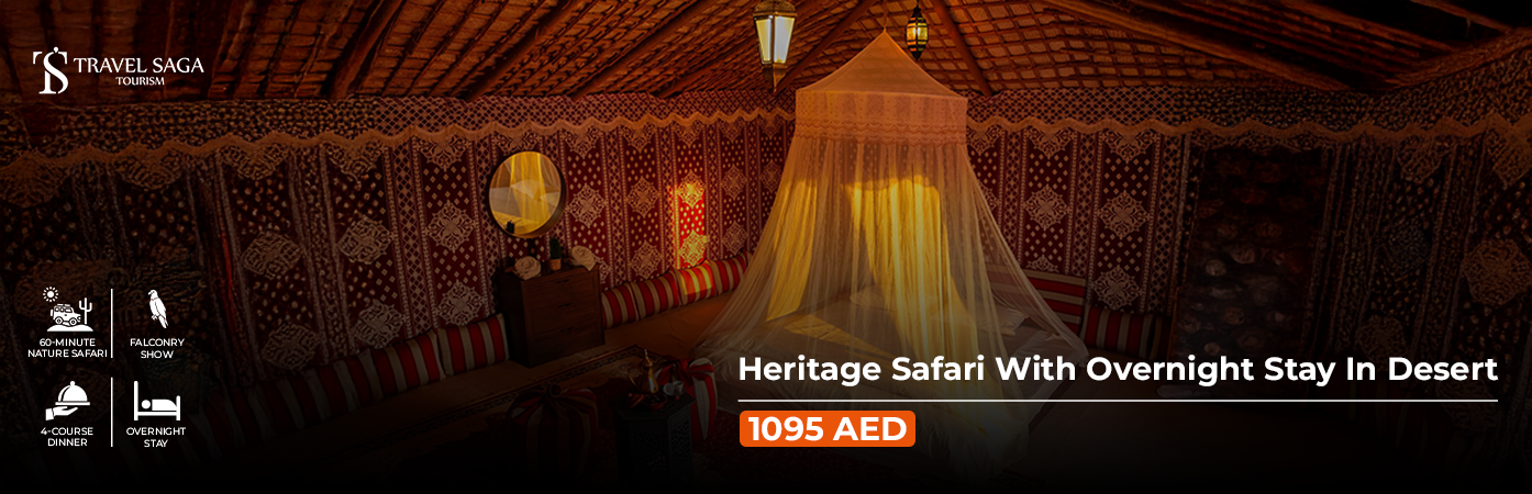 Heritage Safari With Overnight Stay In Desert Bt banner By Travel Saga Tourism