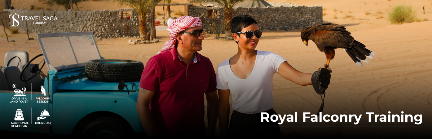 Royal Falconry Training expert falcon trainer session