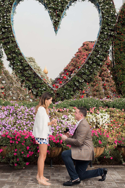 miracle garden with Dubai Tour Package for couple