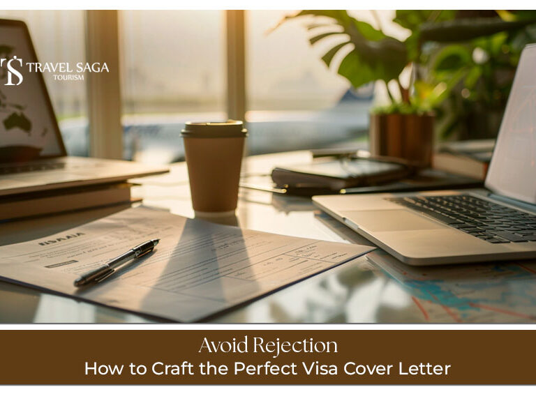 Visa cover letter Blog Banner by Travel Saga Tourism