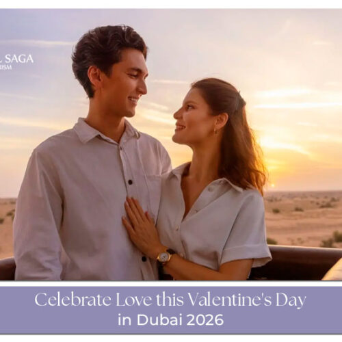 Valentine's Day in Dubai Blog Banner By Travel Saga Tourism