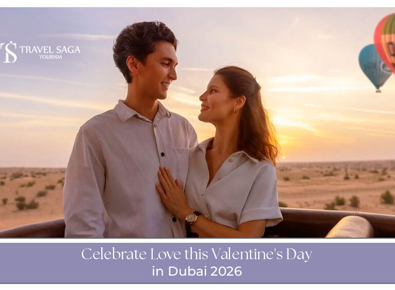Valentine's Day in Dubai Blog Banner By Travel Saga Tourism