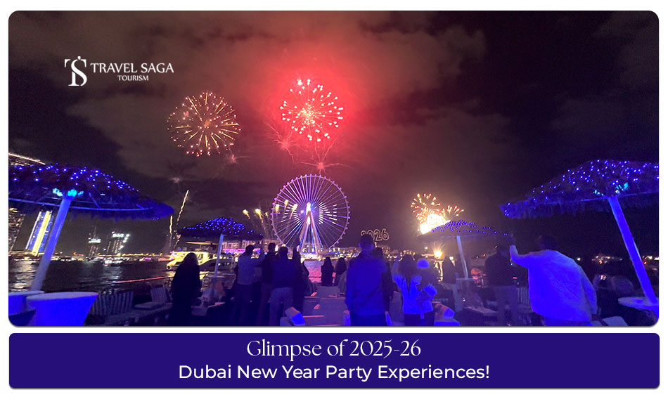 New Year party experiences Blog Banner by Travel Saga Tourism